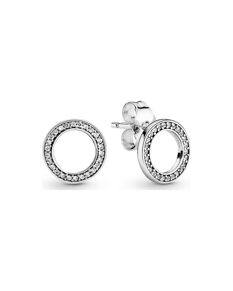 Pandora Ohrstecker Signature Silber