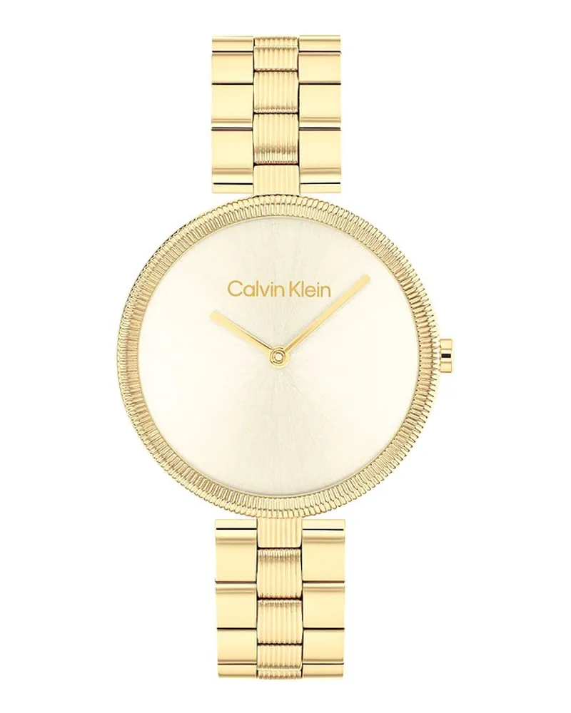 Calvin Klein Damenuhr Gleam Gold