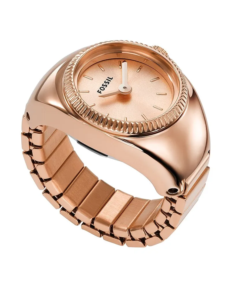 Fossil Damenuhr Watch Ring Roségold