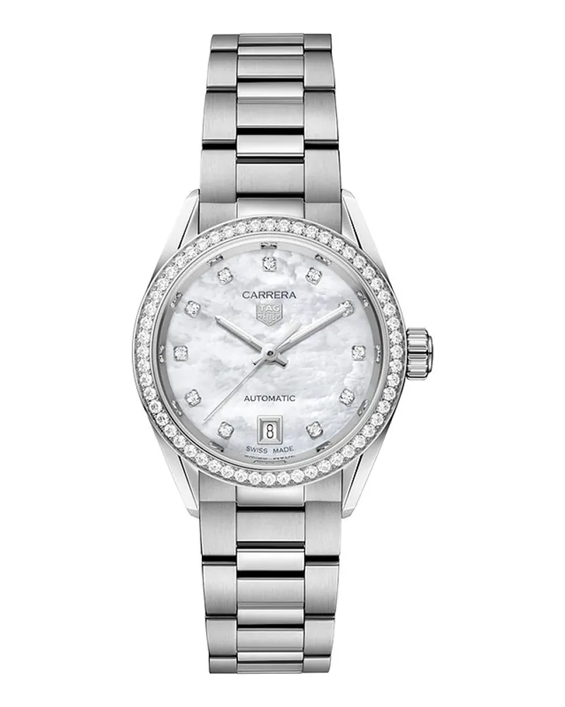 TAG Heuer Damenuhr Carrera Silber