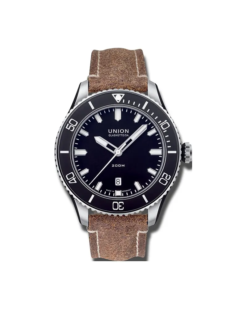 Union Glashütte Uhren-Set inkl. Wechselarmband Belisar Datum Sport Silber