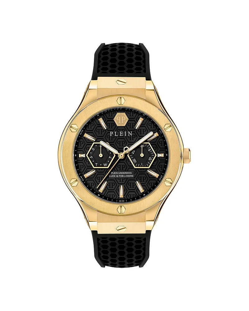Philipp Plein Herrenuhr Hypersport Gelbgold