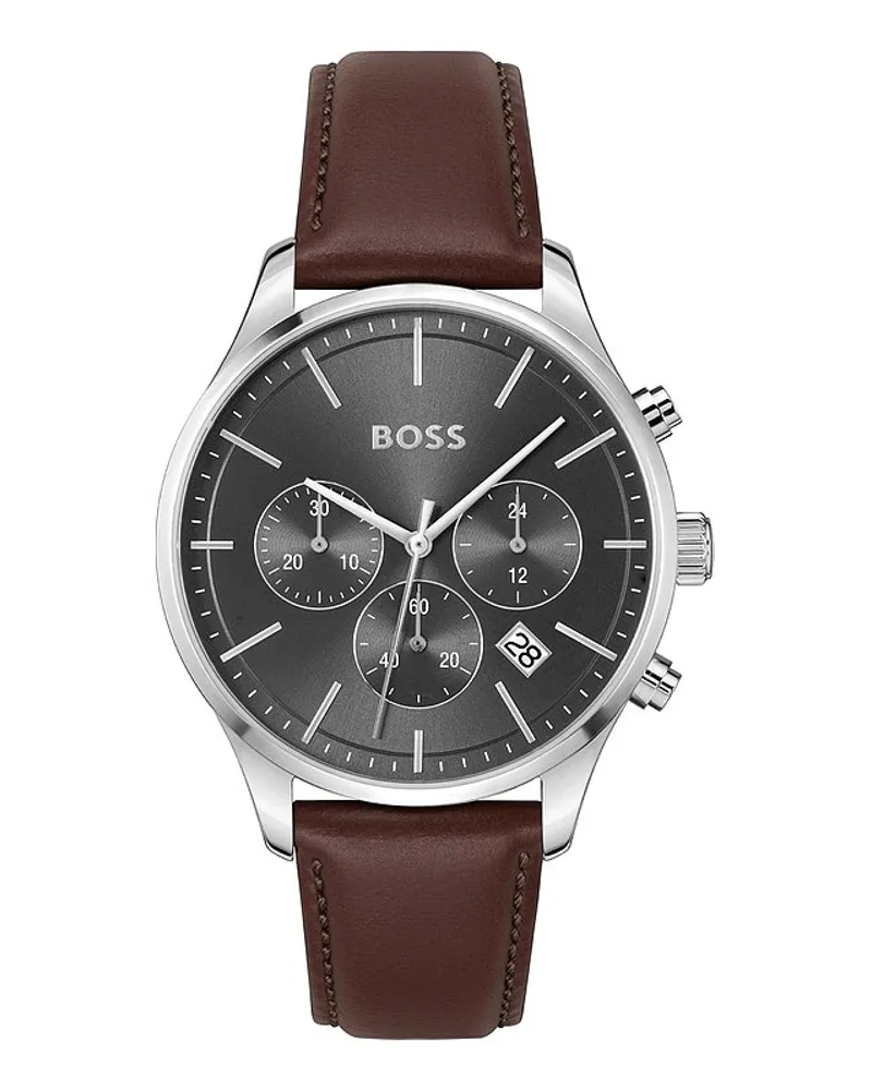 HUGO BOSS Chronograph Avery Silber