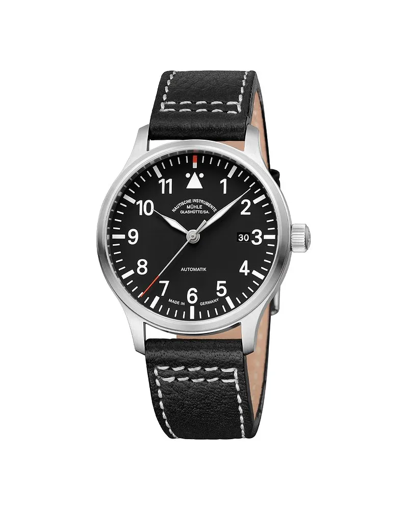 Mühle-Glashütte Herrenuhr Terrasport II Silber