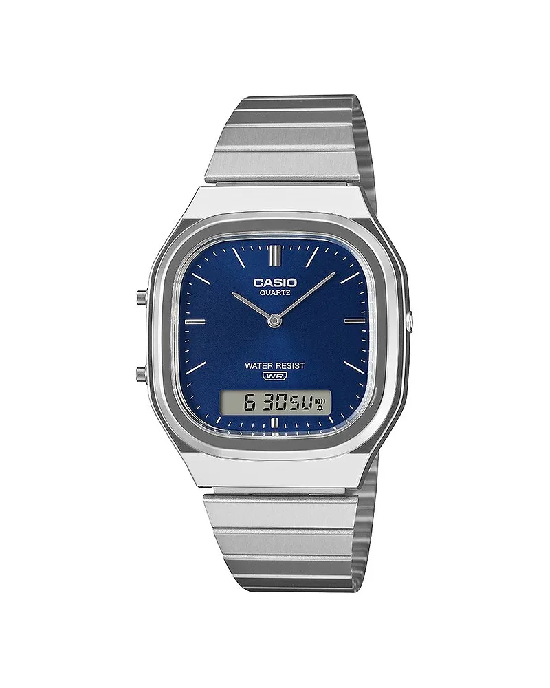 Casio Unisexuhr Vintage Silber