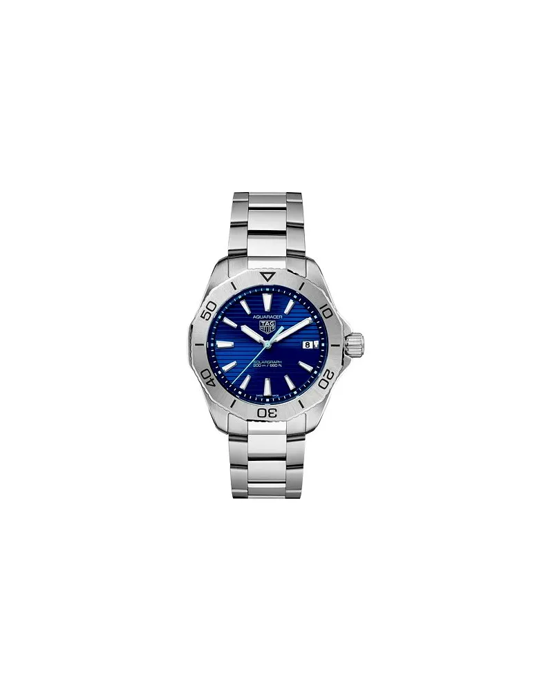 TAG Heuer Herrenuhr Aquaracer Professional 200 Solargraph Silber