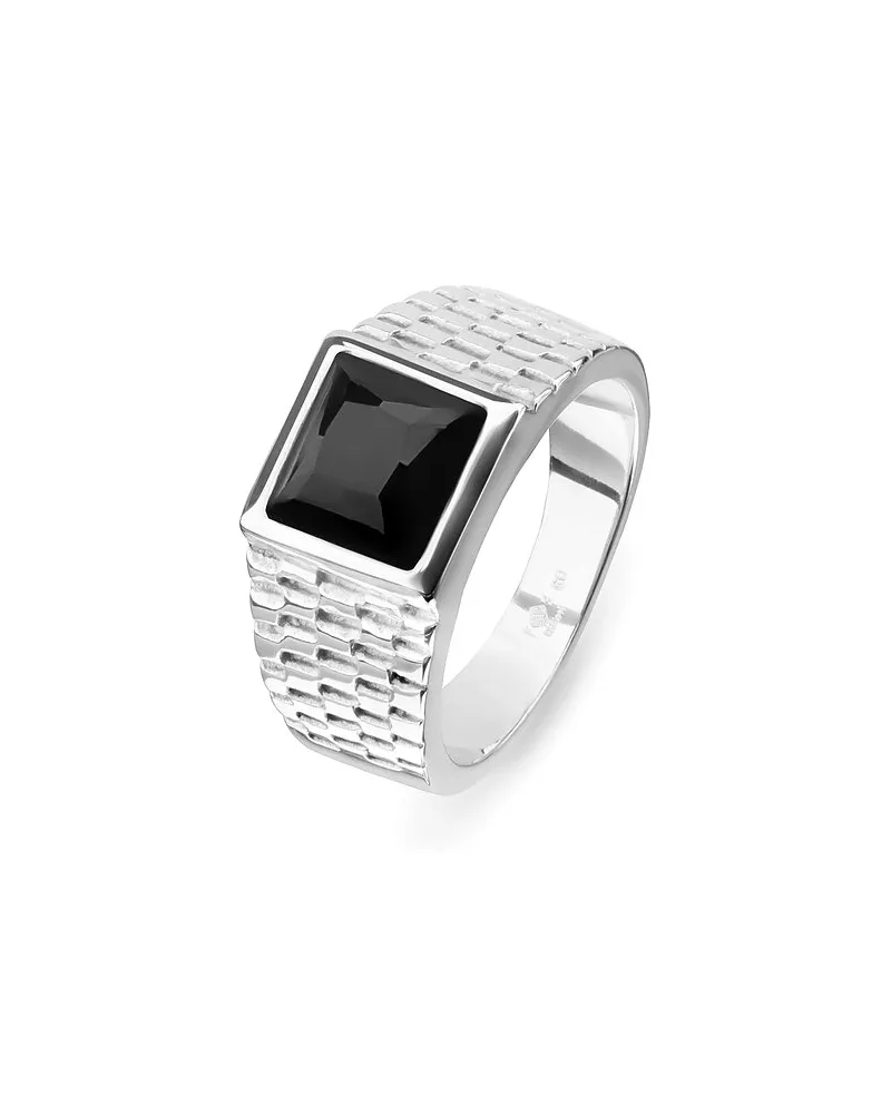 FAVS. Herrenring Silber