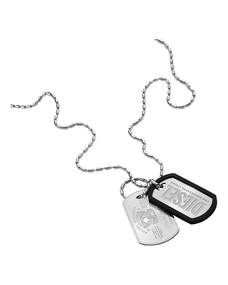 Diesel Kette DIESEL FONT Silber
