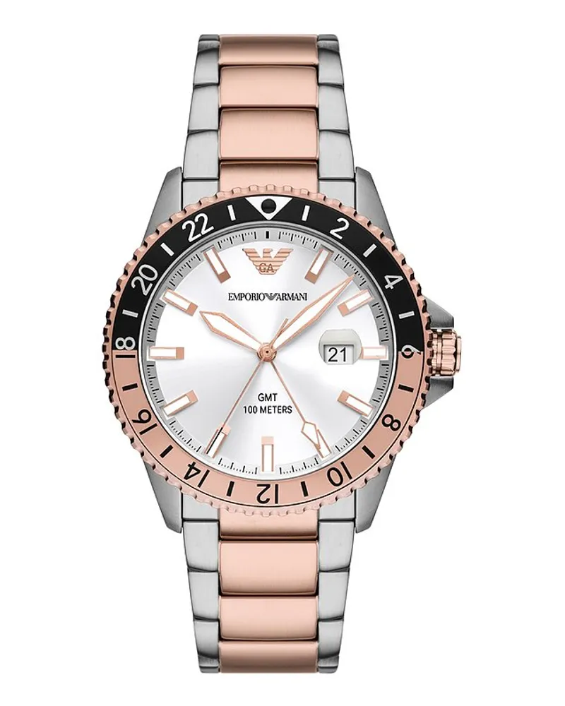 Emporio Armani Herrenuhr Silber