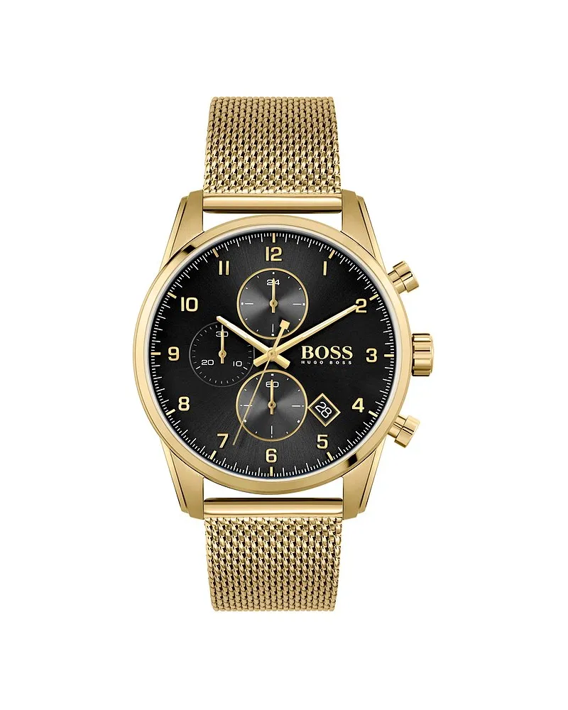 HUGO BOSS Chronograph Gelbgold