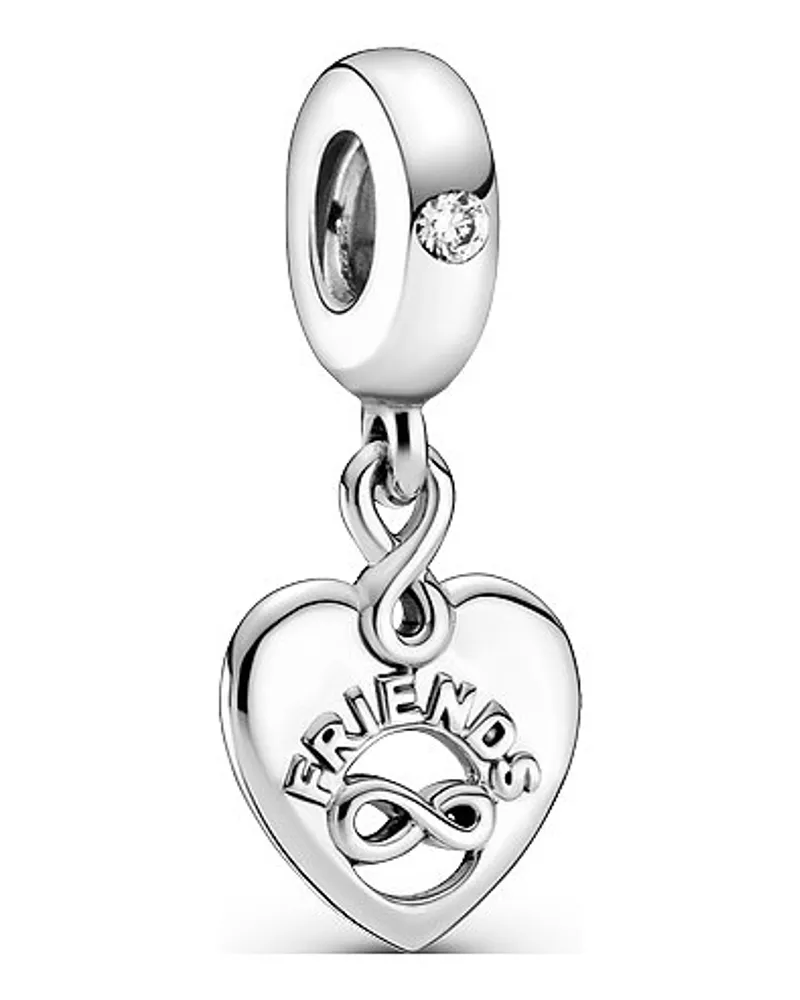 Pandora Charm Moments Freunde für immer Herz Silber
