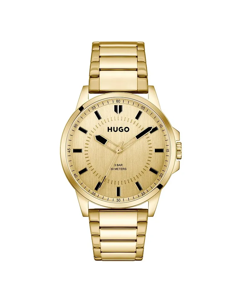 HUGO BOSS Herrenuhr #FIRST Gold