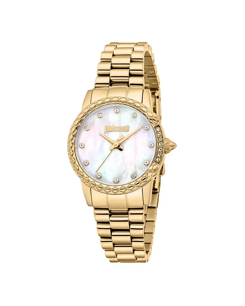 Just Cavalli Damenuhr Snake Gold