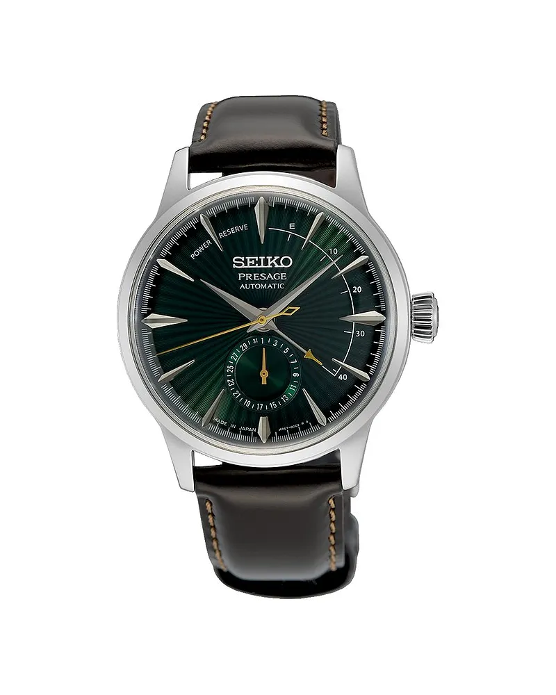Seiko Herrenuhr Presage Silber