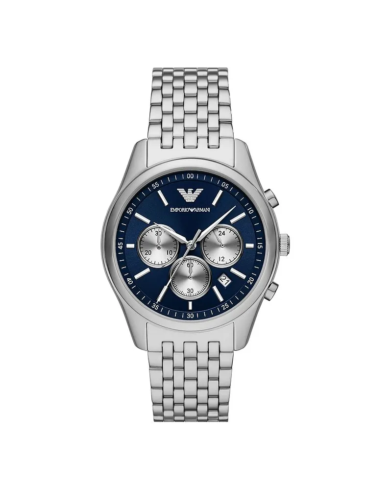Emporio Armani Chronograph Silber