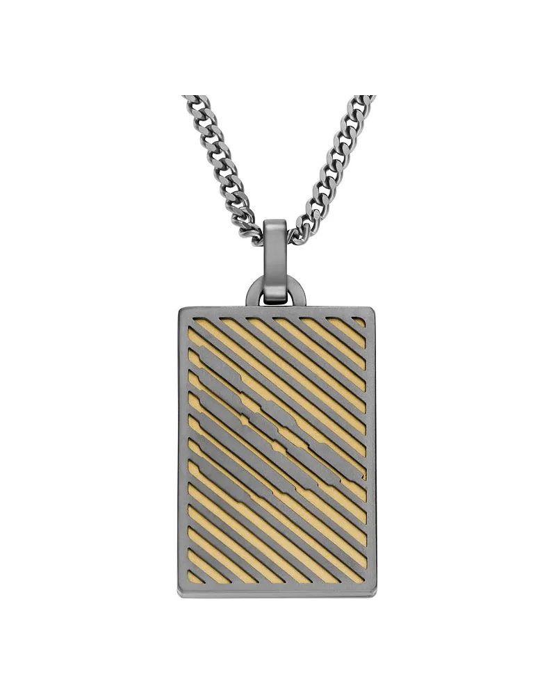 Emporio Armani Kette Grau