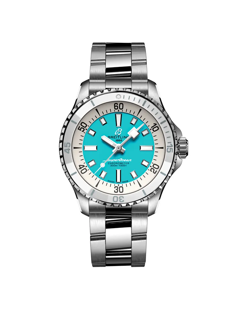 Breitling Damenuhr Superocean Silber