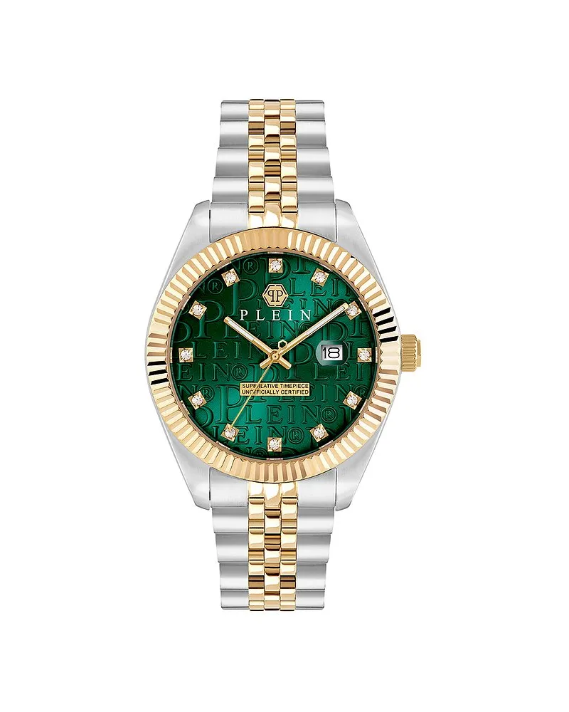Philipp Plein Herrenuhr Date Superlative Gent Bicolor