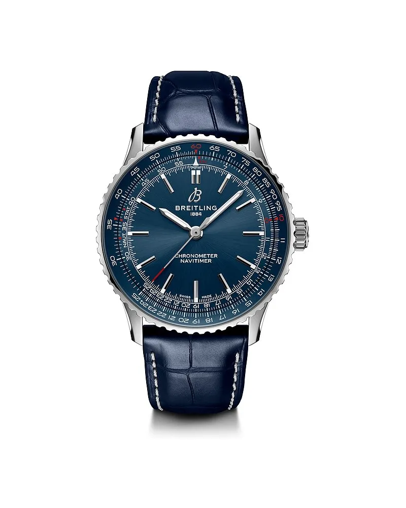 Breitling Herrenuhr Navitimer Automatic 41 Silber