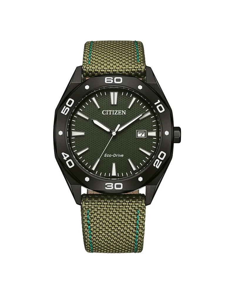 Citizen Herrenuhr Sport Oliv