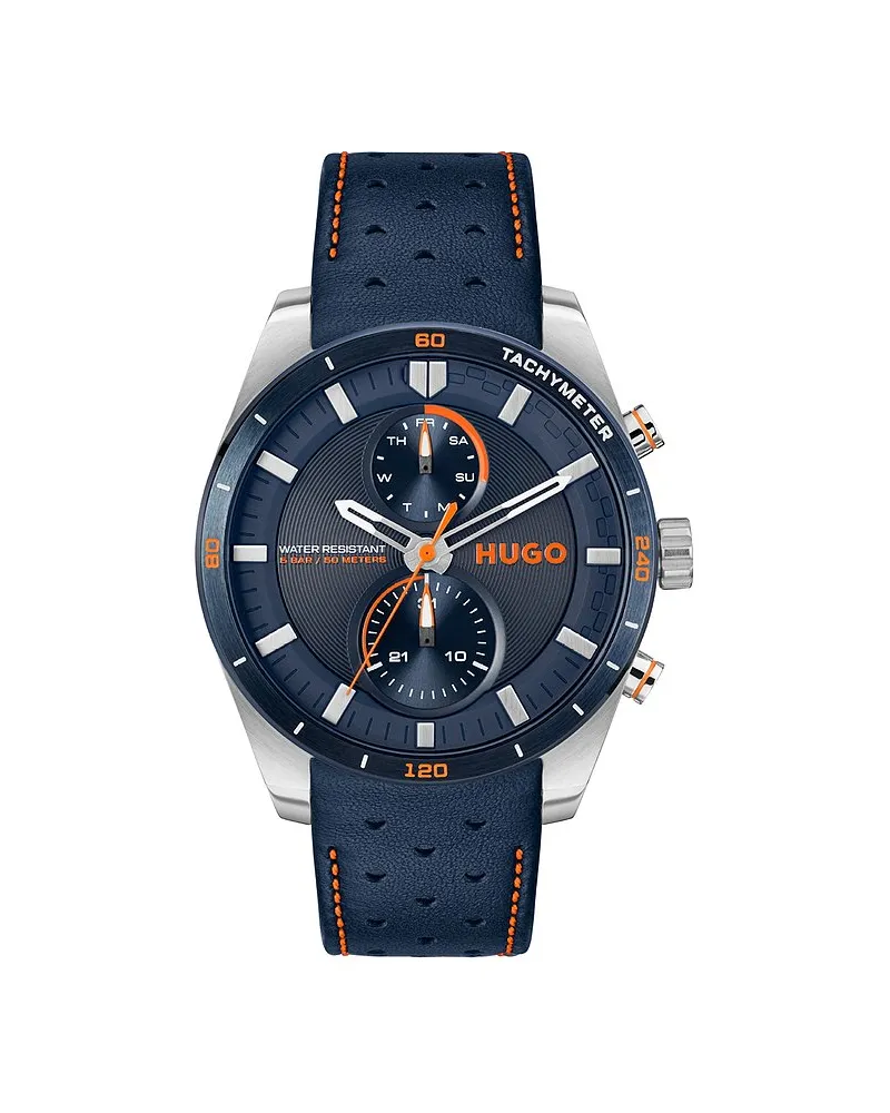 HUGO BOSS Herrenuhr #Fast Blau