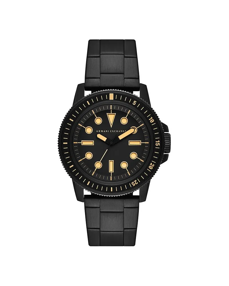 Armani Exchange Herrenuhr Schwarz