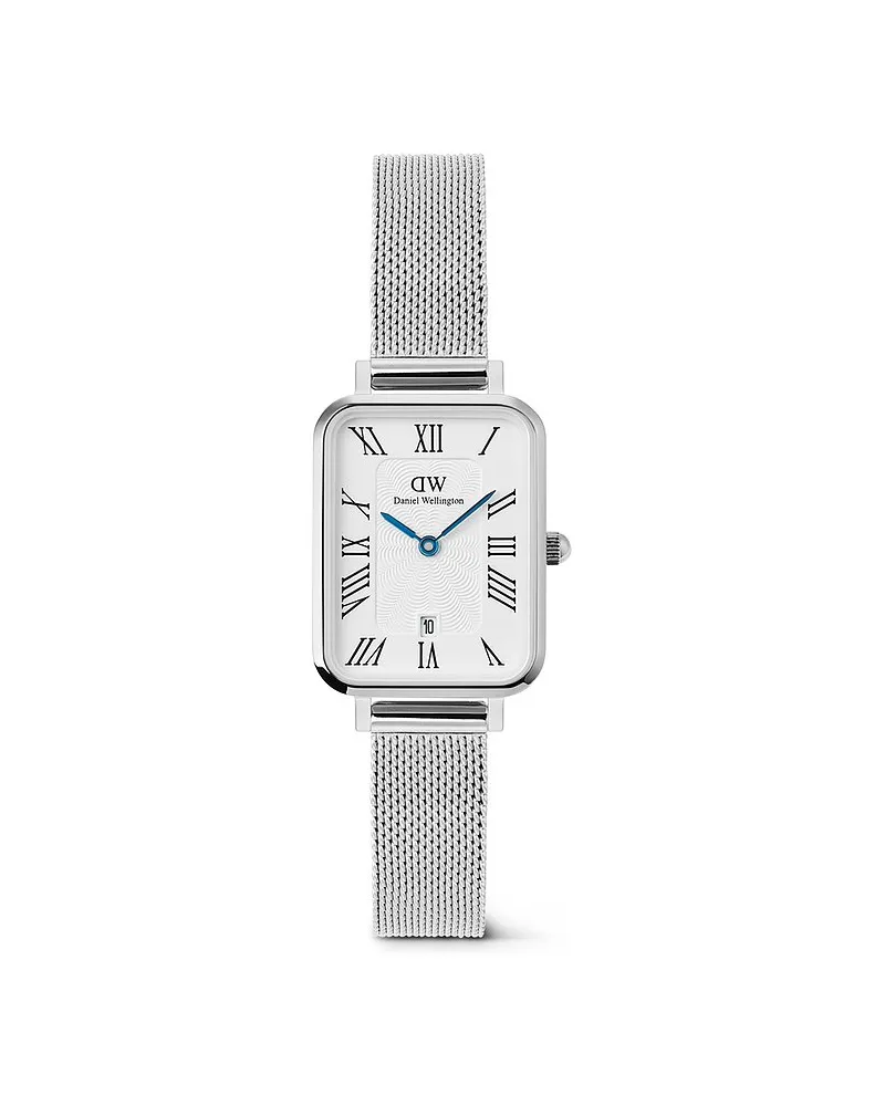 Daniel Wellington Damenuhr Quadro Silber