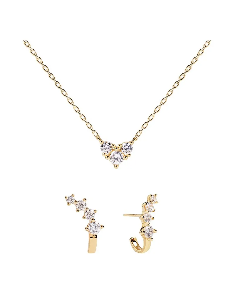 adidas Schmuck-Set Gelbgold