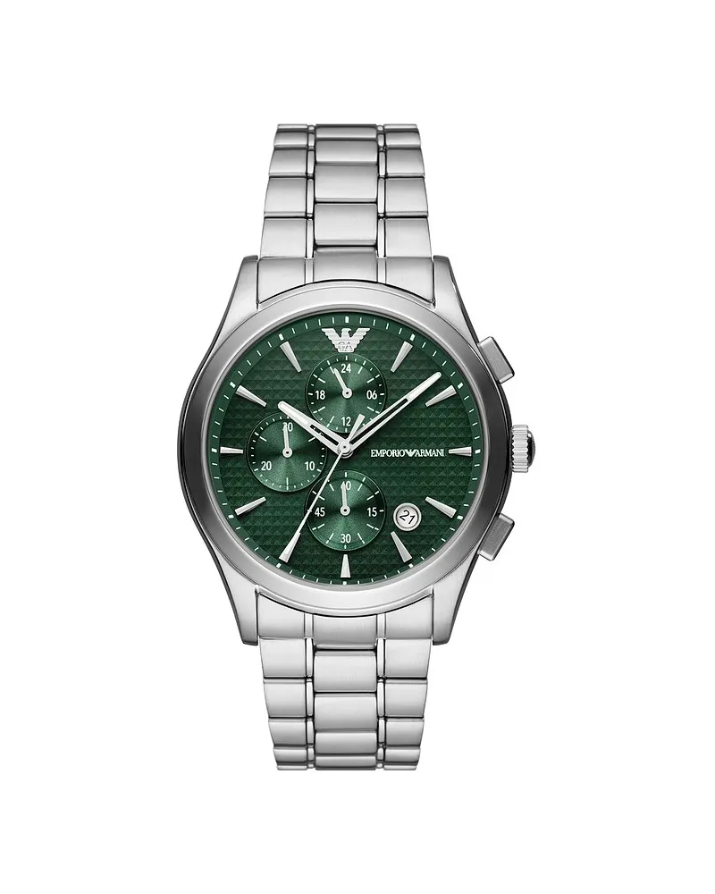 Emporio Armani Chronograph Silber