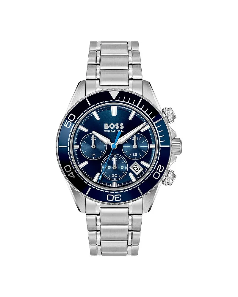 HUGO BOSS Chronograph SEALINER Silber