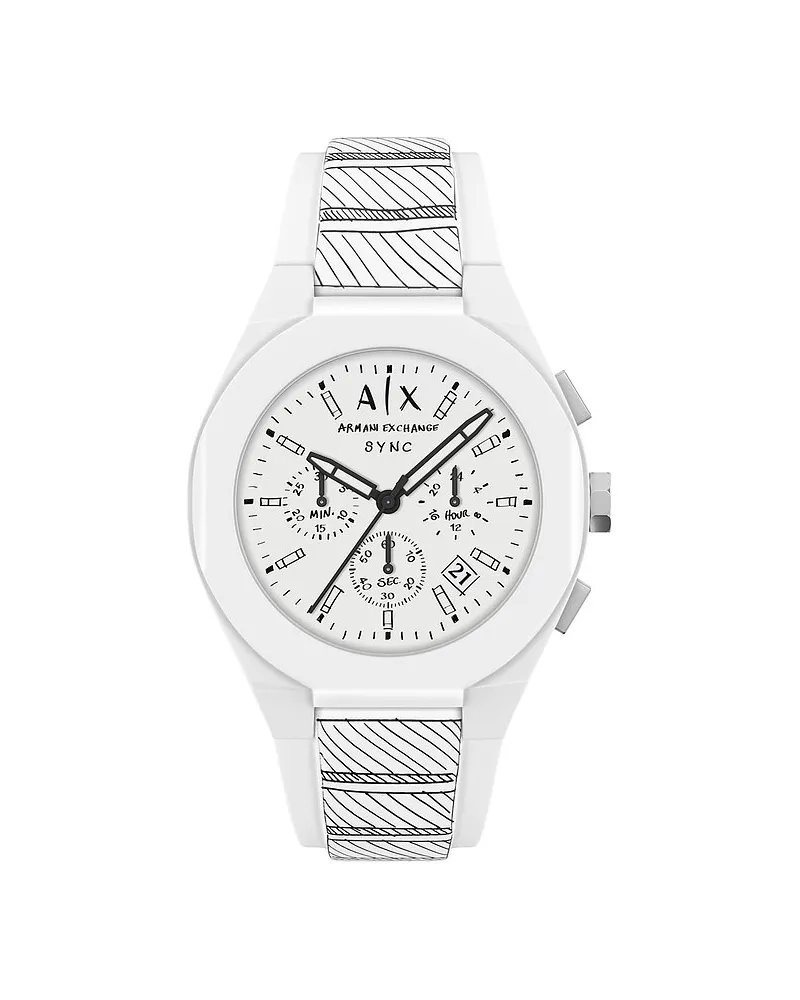 Armani Exchange Chronograph Weiß