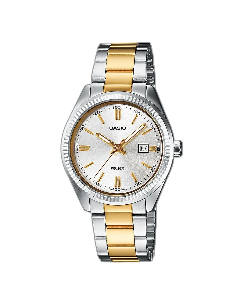 Casio Damenuhr Timeless Woman Bicolor