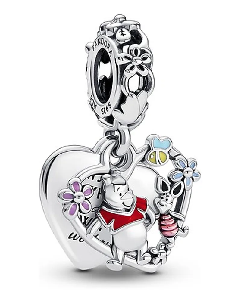 Pandora Anhänger Disney x Pandora Winnie Puuh und Ferkel Mehrfarbig