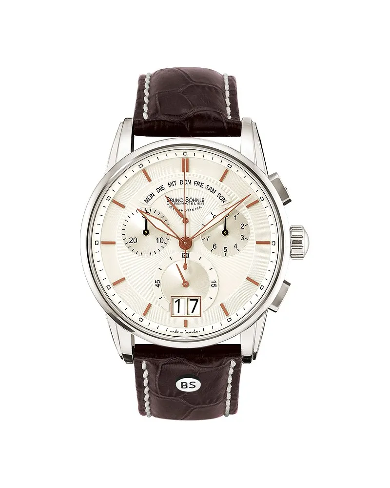 Bruno Söhnle Chronograph Grandioso Silber