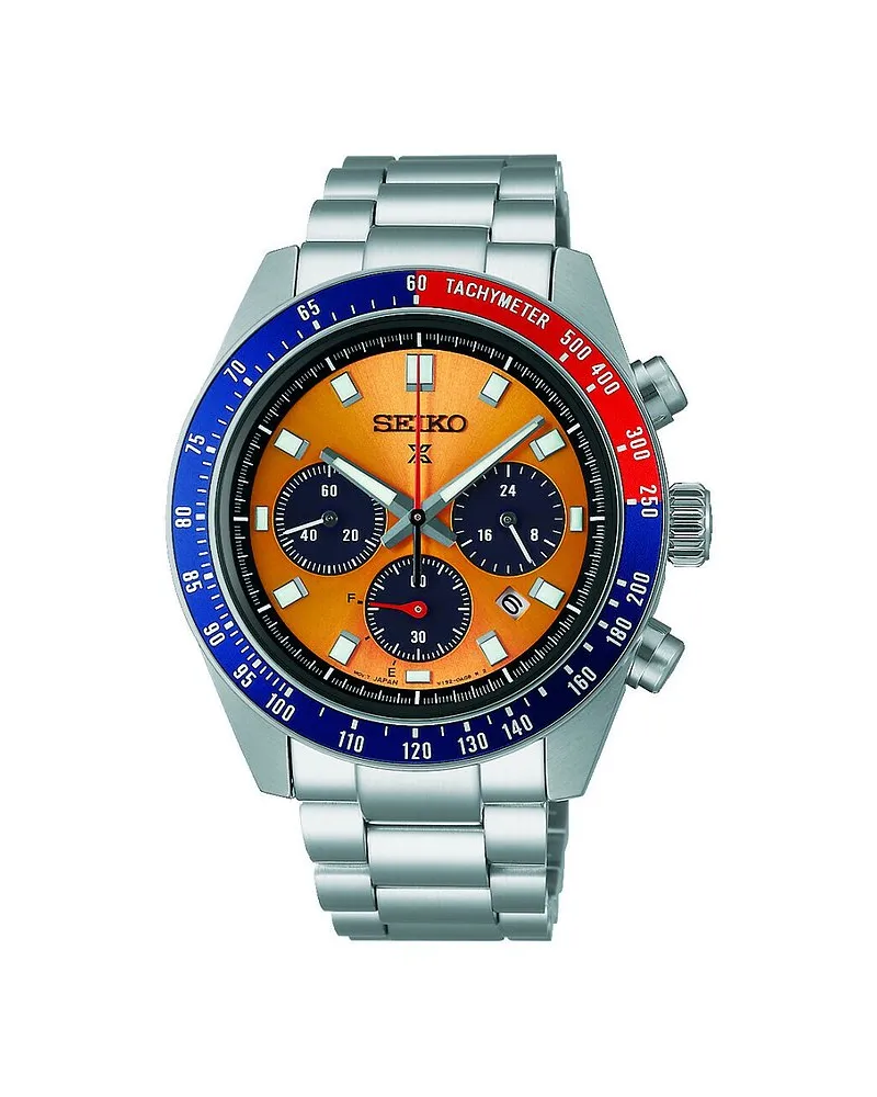 Seiko Chronograph Speedtimer Silber