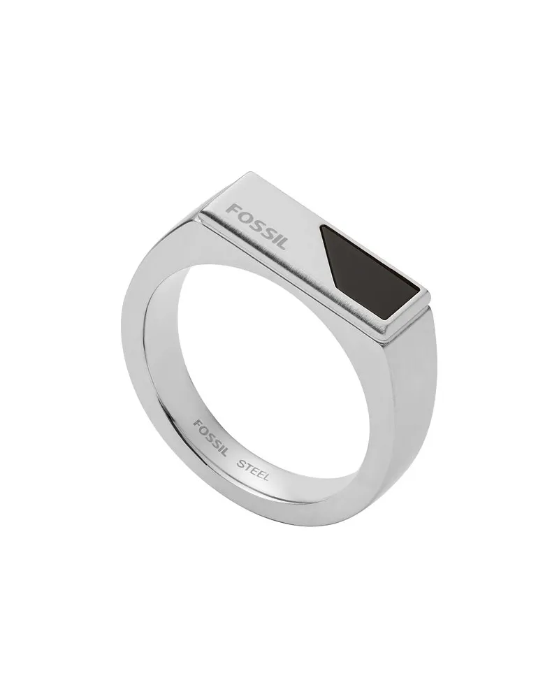 Fossil Herrenring Mens Dress Silber