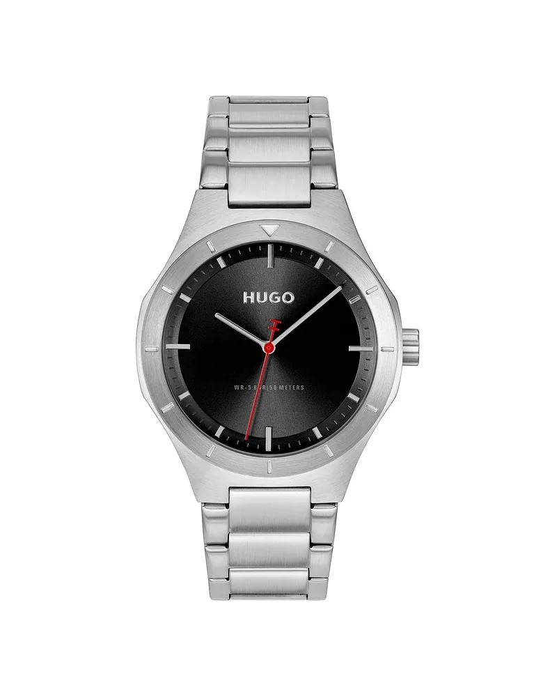 HUGO BOSS Herrenuhr #LIT Silber