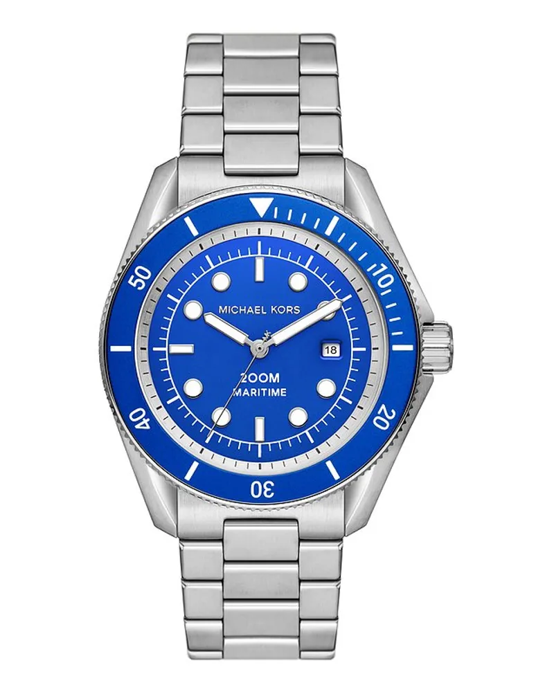 Michael Kors Herrenuhr MARITIME Silber