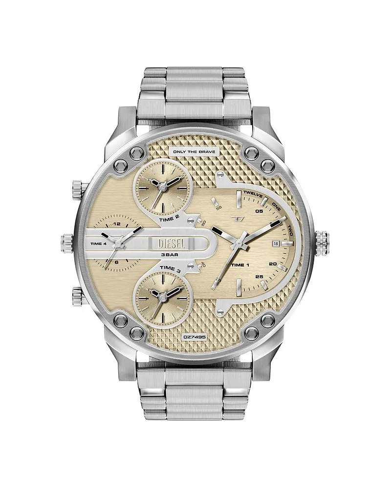 Diesel Herrenuhr SLIM MR DADDY Silber