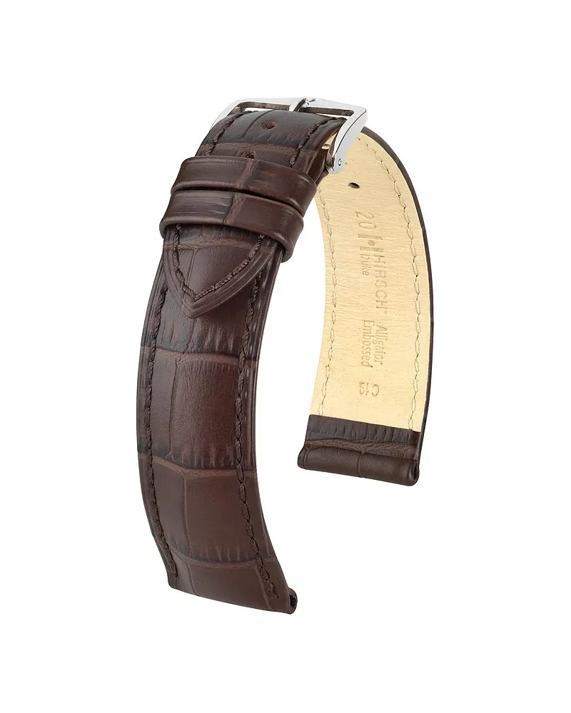 Hirsch Lederband Duke Braun
