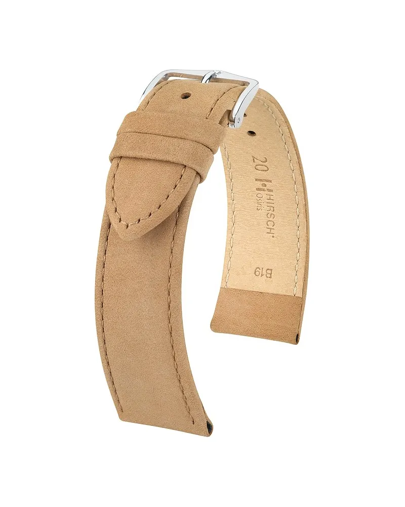 Hirsch Lederband Osiris Beige