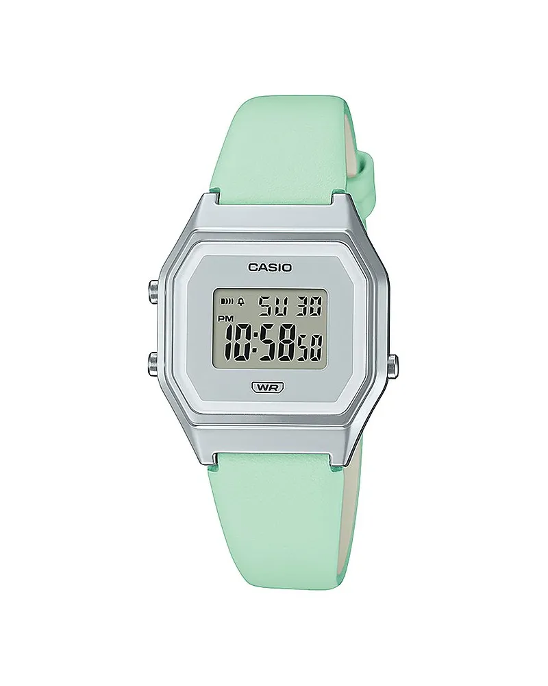 Casio Damenuhr Mini Silber