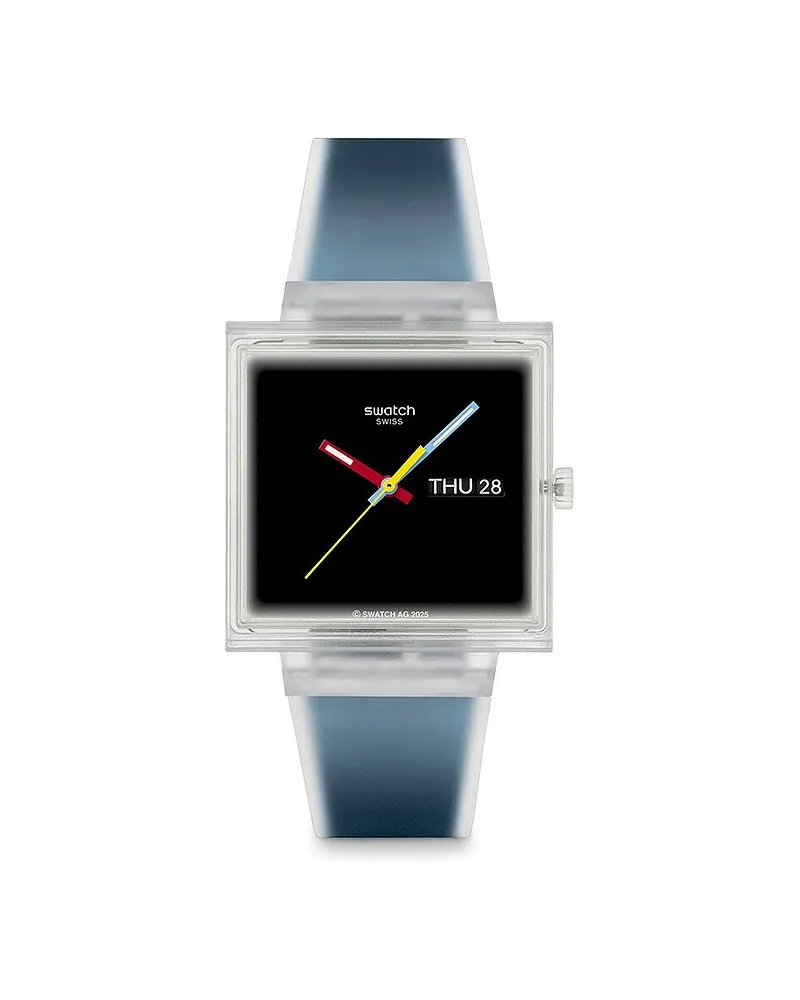 Swatch Unisexuhr 2607 WHAT IF?...JELLY Transparent