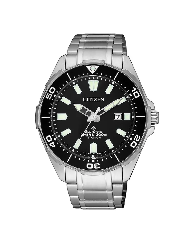 Citizen Herrenuhr Promaster Marine Eco Drive Silber