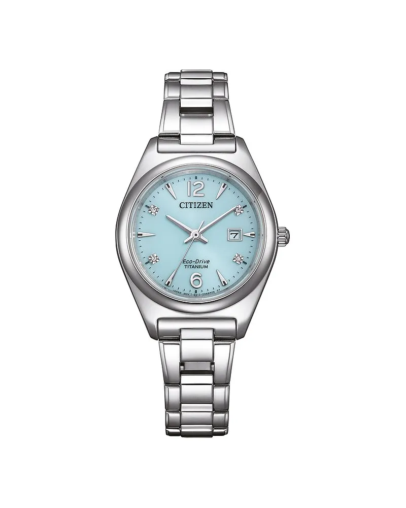 Citizen Damenuhr Super Titanium Silber