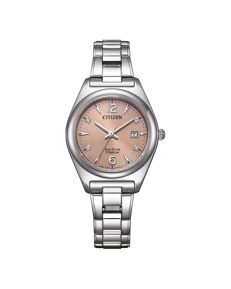Citizen Damenuhr Super Titanium Silber