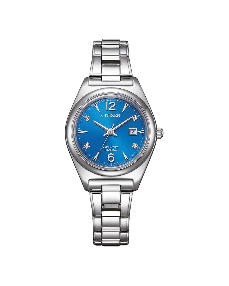 Citizen Damenuhr Super Titanium Silber