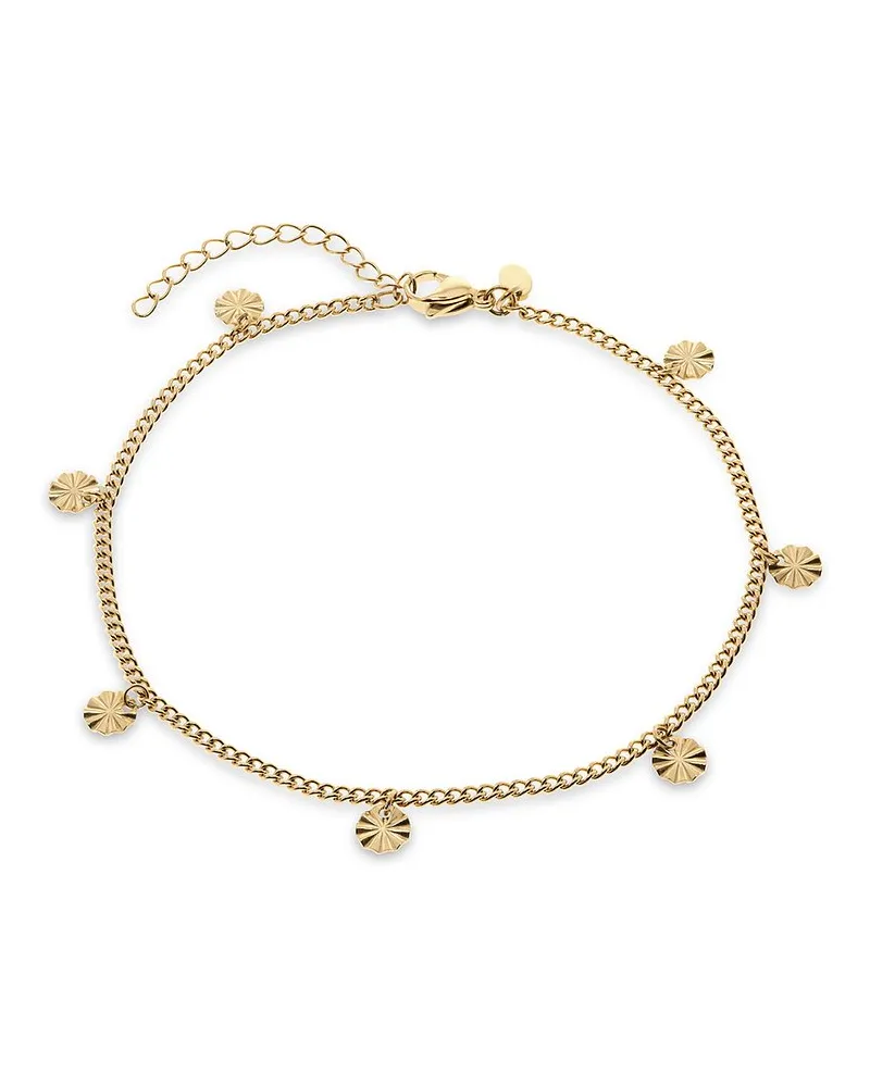 FAVS. Fußkette Gelbgold