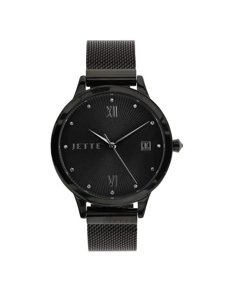 JETTE Damenuhr FANCY Schwarz