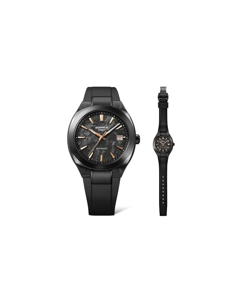 Casio Herrenuhr EDIFICE Automatic Schwarz